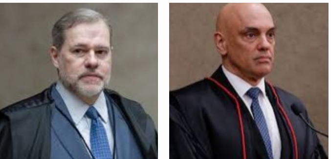 O deboche e soberba de ministros do STF Toffoli e Moraes